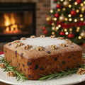 Virgin Christmas Plum Cakes with Almond Flour and Unrefined Sugar
