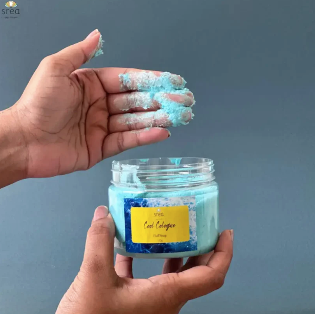 Cool Cologne Fluff Soap