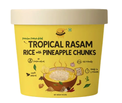 Tropical Rasam Rice with Pineapple Chunks