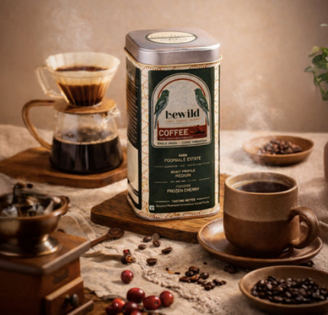 Coffee (Robusta) - Medium Roast | Frozen Cherry | 200g