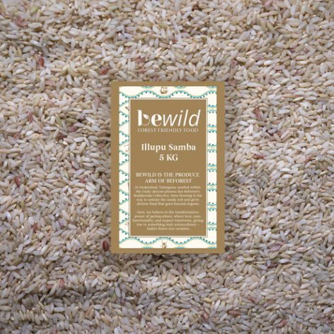 Illuppai Poo Samba Rice  | Brown Rice | Unpolished | Fibre Rich | Pack of 1